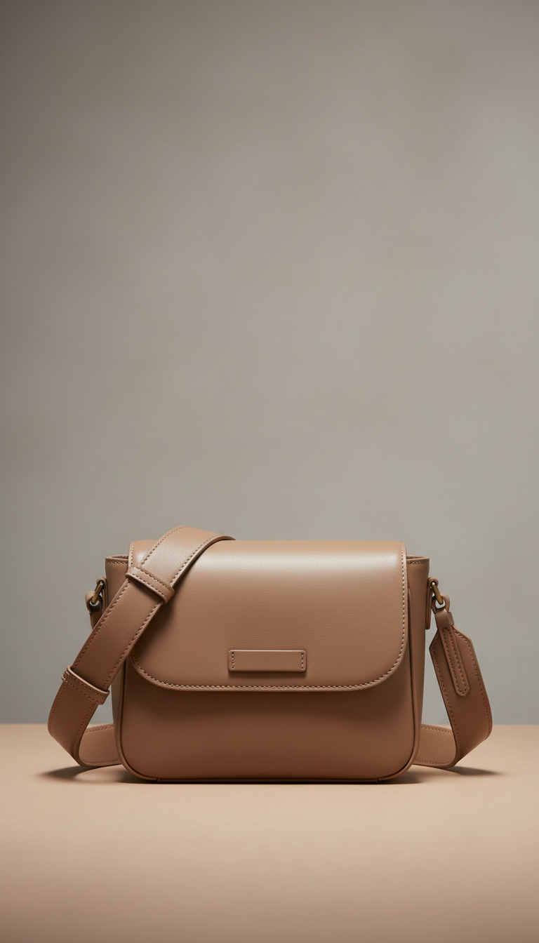 Contemporary Leather Crossbody Bag