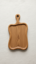 Carved Oak Serving Board With Handle