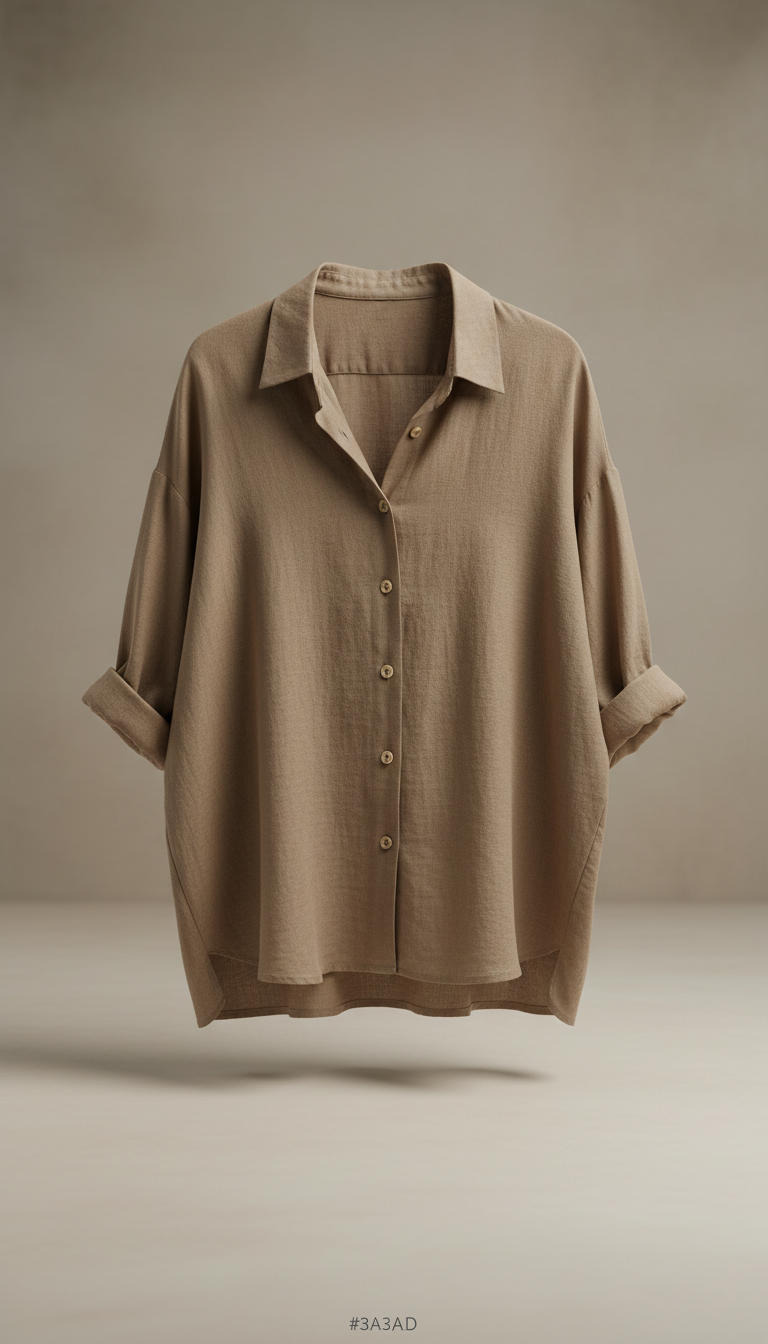 Soft Linen Button-Up Shirt